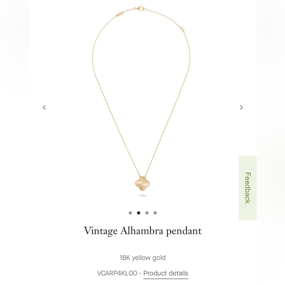 Van Cleef & Arpels Gold Alhambra Necklace - Picture 5 of 9